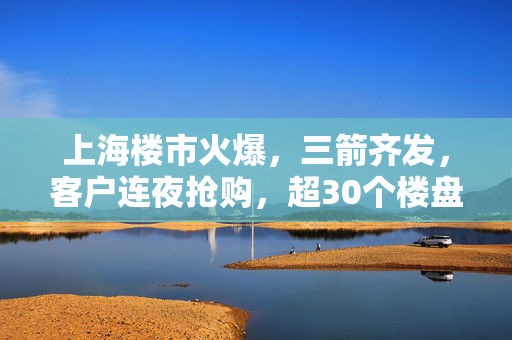 上海楼市火爆，三箭齐发，客户连夜抢购，超30个楼盘24小时不打烊，中介电话爆满