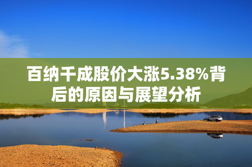 百纳千成股价大涨5.38%背后的原因与展望分析