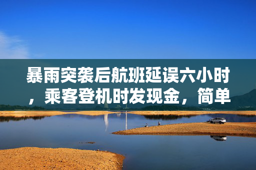 暴雨突袭后航班延误六小时，乘客登机时发现金，简单粗暴的反应