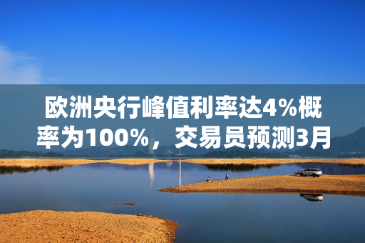 欧洲央行峰值利率达4%概率为100%，交易员预测3月首次显现