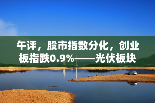 午评，股市指数分化，创业板指跌0.9%——光伏板块遭遇重挫的市场解读