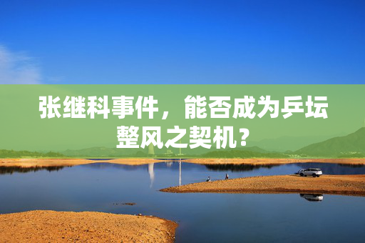 张继科事件，能否成为乒坛整风之契机？