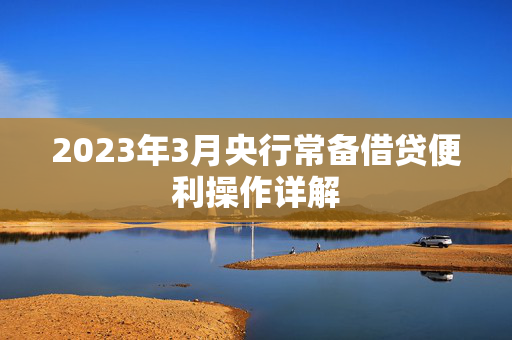 2023年3月央行常备借贷便利操作详解