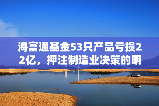 海富通基金53只产品亏损22亿，押注制造业决策的明智性探讨