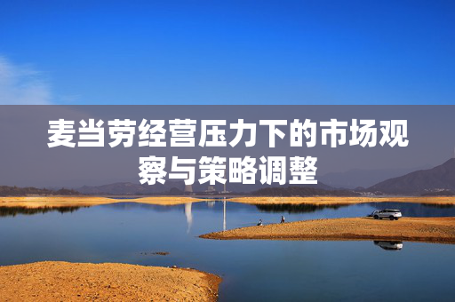 麦当劳经营压力下的市场观察与策略调整