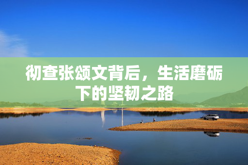彻查张颂文背后，生活磨砺下的坚韧之路