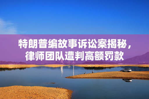 特朗普编故事诉讼案揭秘，律师团队遭判高额罚款