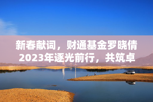 新春献词，财通基金罗晓倩2023年逐光前行，共筑卓越投资体验