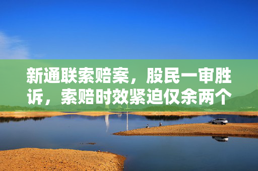 新通联索赔案，股民一审胜诉，索赔时效紧迫仅余两个月