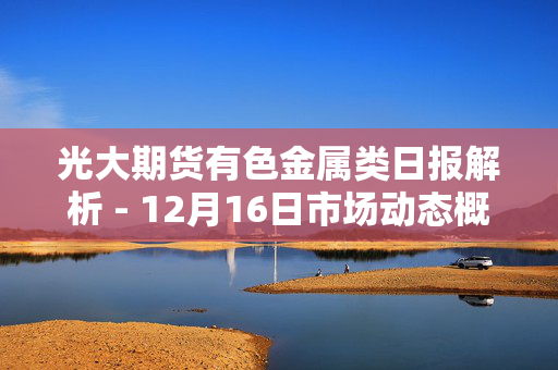 光大期货有色金属类日报解析 - 12月16日市场动态概览