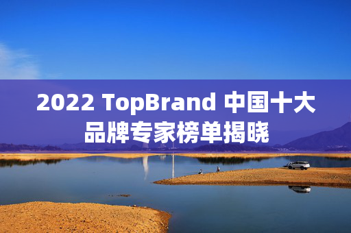 2022 TopBrand 中国十大品牌专家榜单揭晓