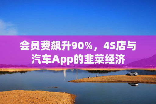会员费飙升90%，4S店与汽车App的韭菜经济