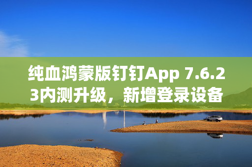 纯血鸿蒙版钉钉App 7.6.23内测升级，新增登录设备管理与语音倍速播放功能
